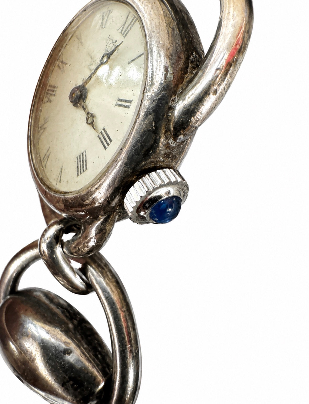 Jules Jurgensen Equestrian Stirrup Watch Bracelet. It works!