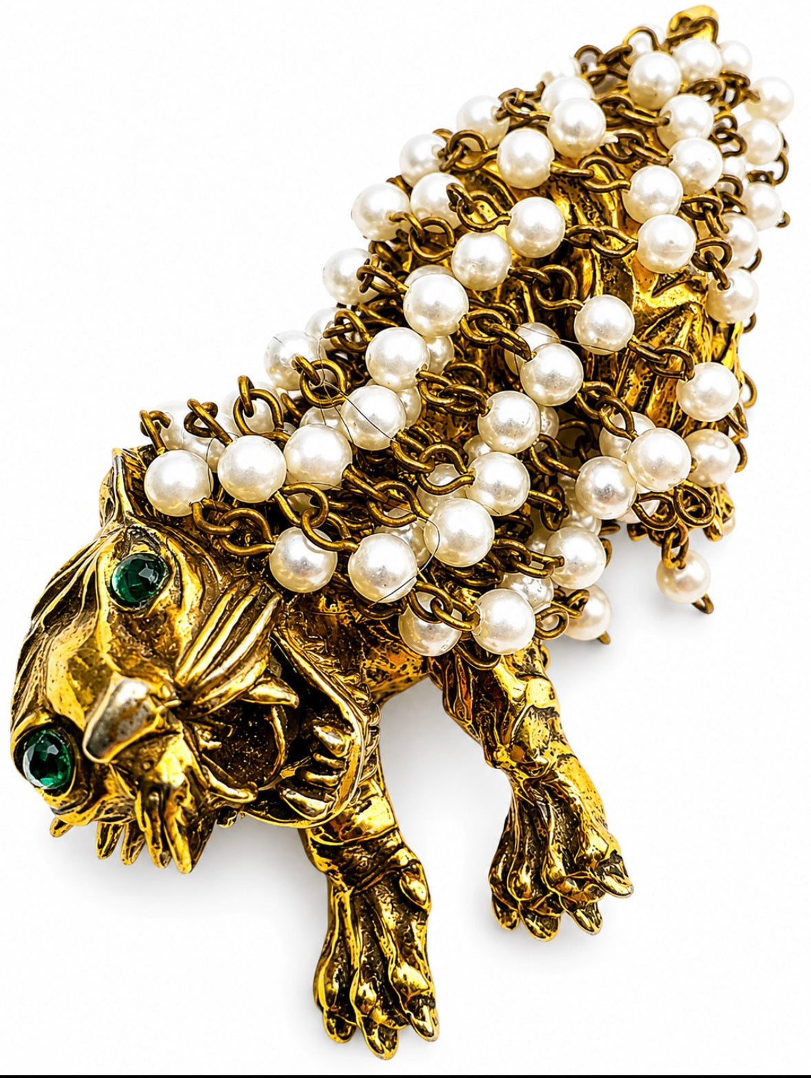 Pauline Rader 1960s RARE figural Tiger Brooch