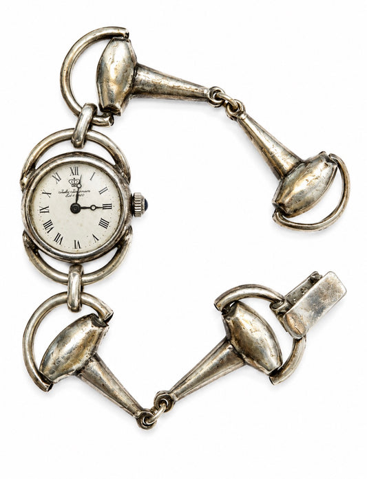 Jules Jurgensen Equestrian Stirrup Watch Bracelet. It works!