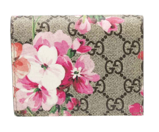 Gucci Coated Canvas Blooms Wallet