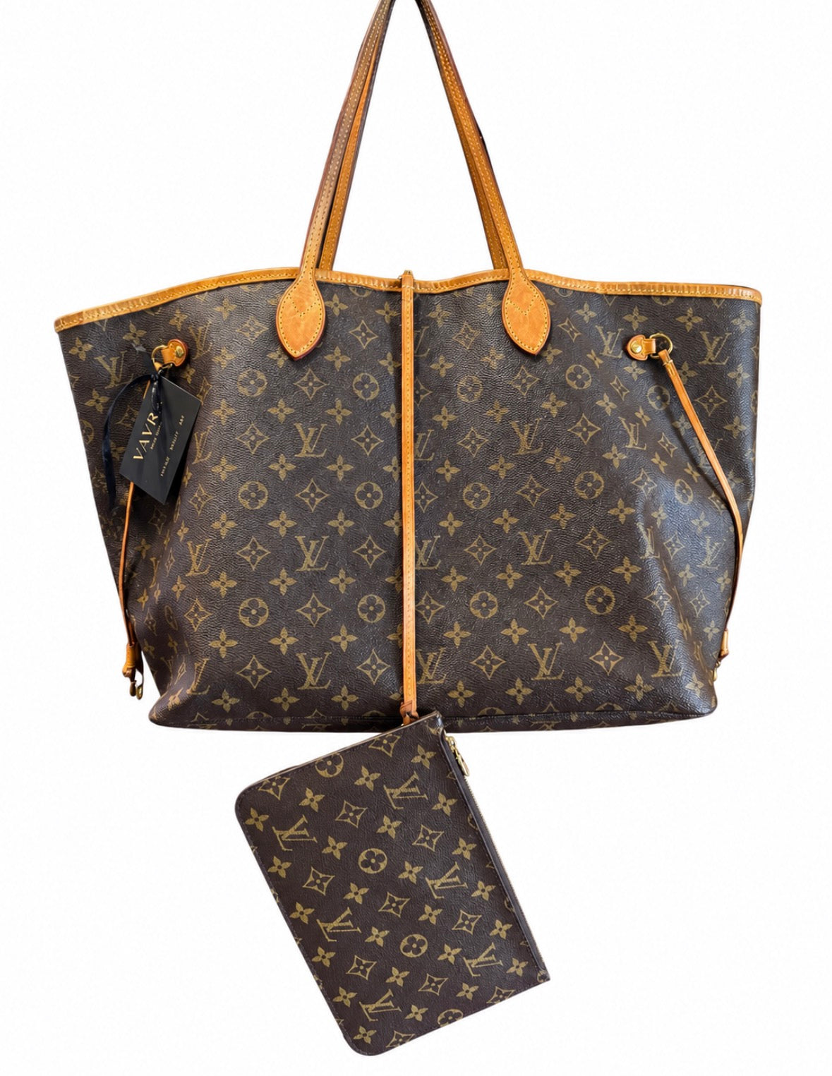 Louis Vuitton Neverfull GM Monogram Tote with Pouch