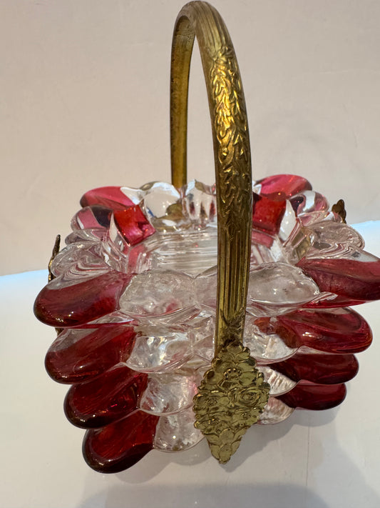 1940s vintage personal ashtray holder with four individual ashtrays