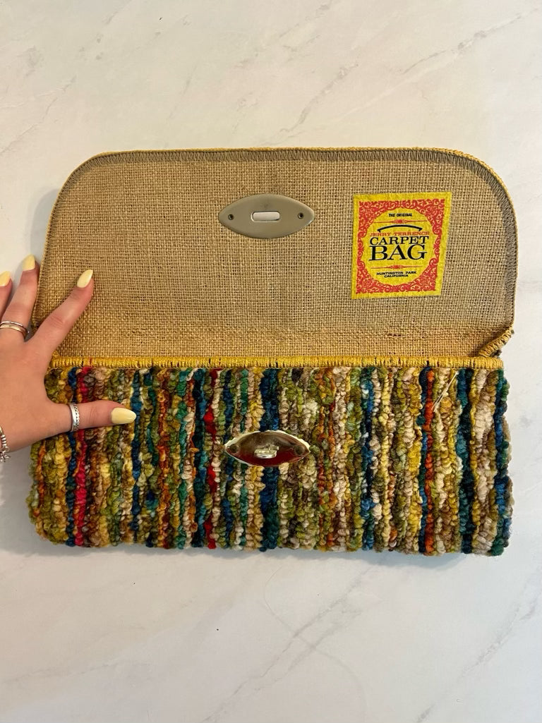 Vintage 1970’s original Carpet Bag by Jerry Terrence