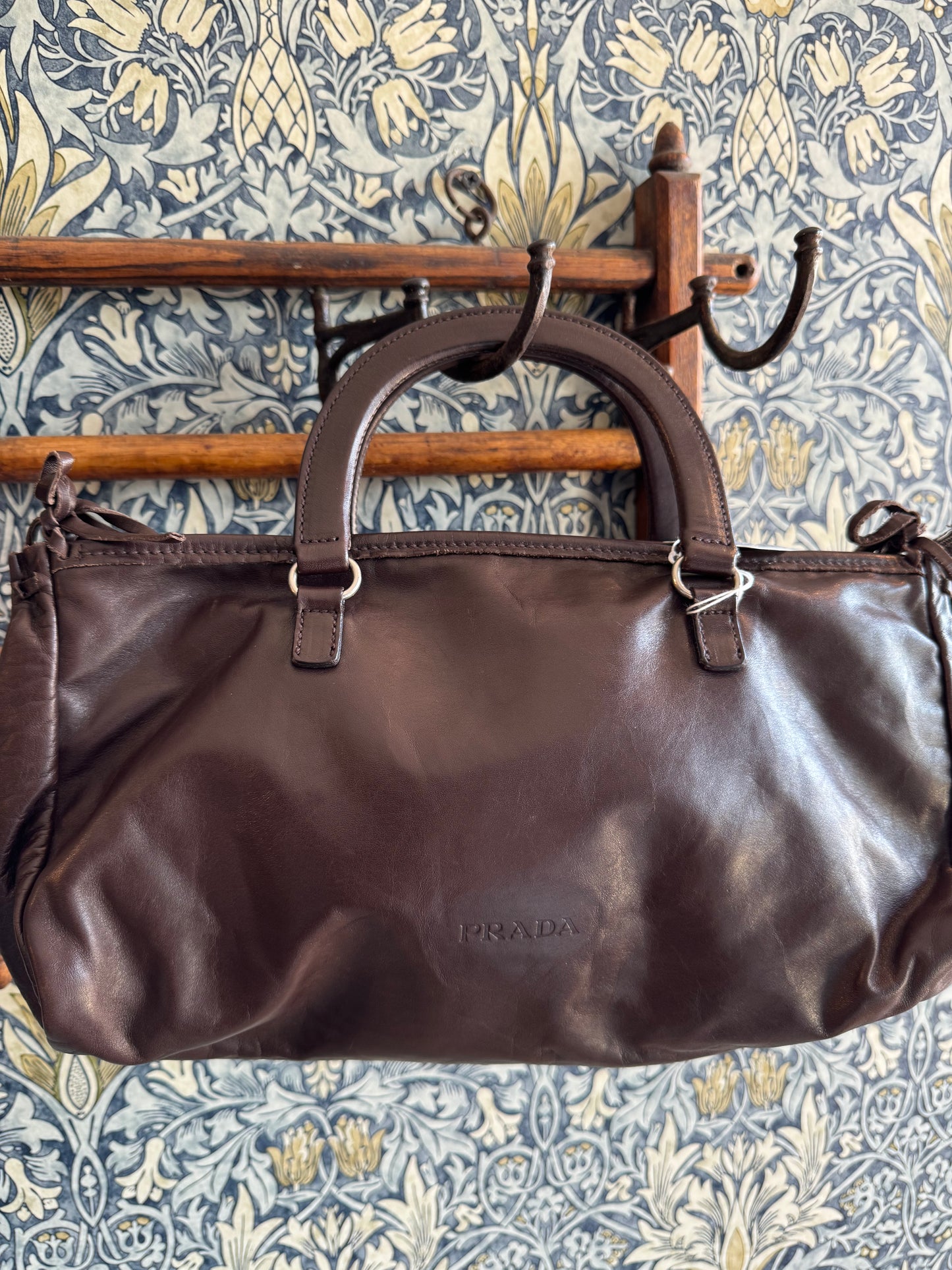 Prada Chocolate Brown Mini top handle