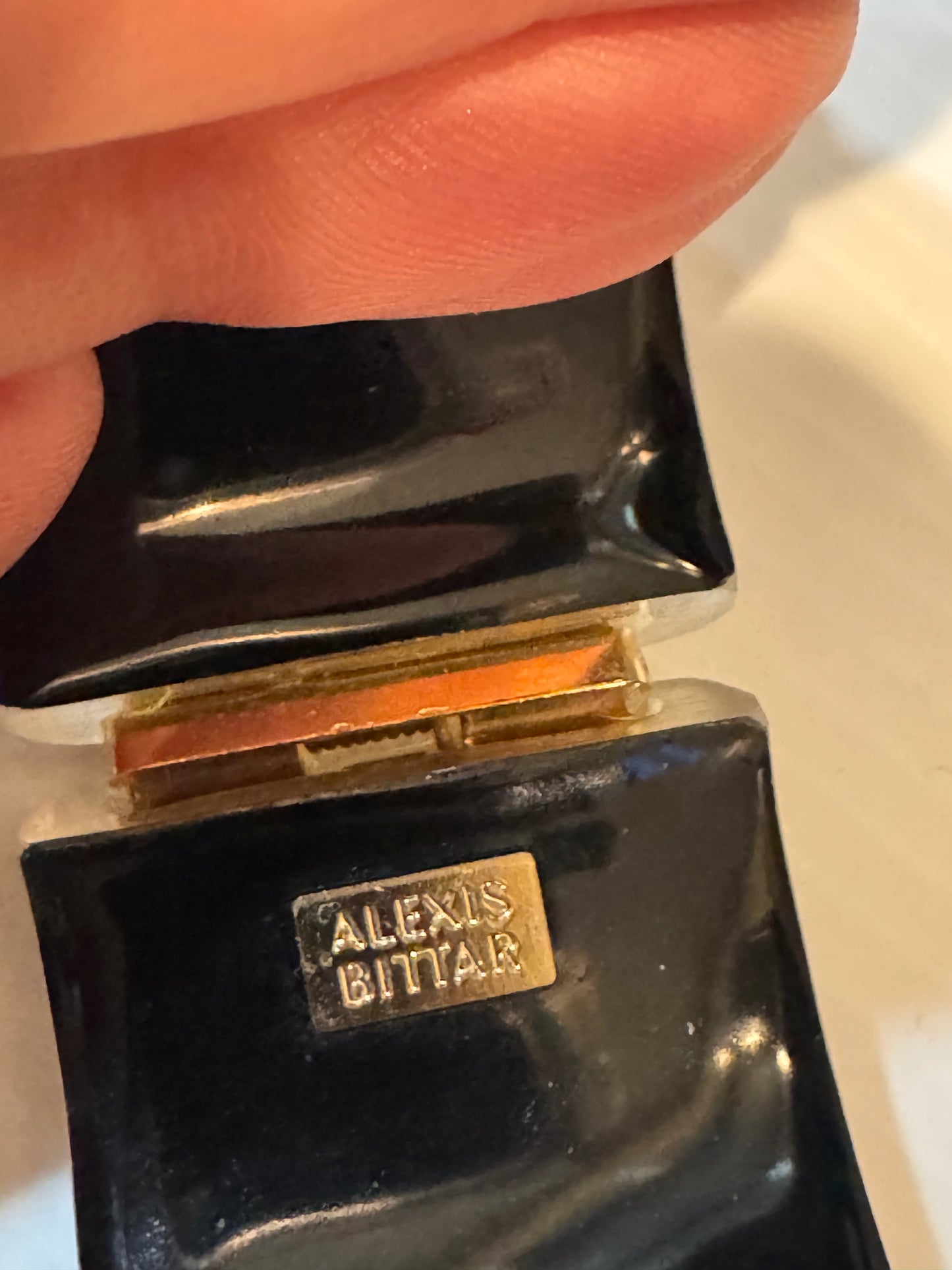 Early 2000 signed Alexis Bittar cuff bracelet