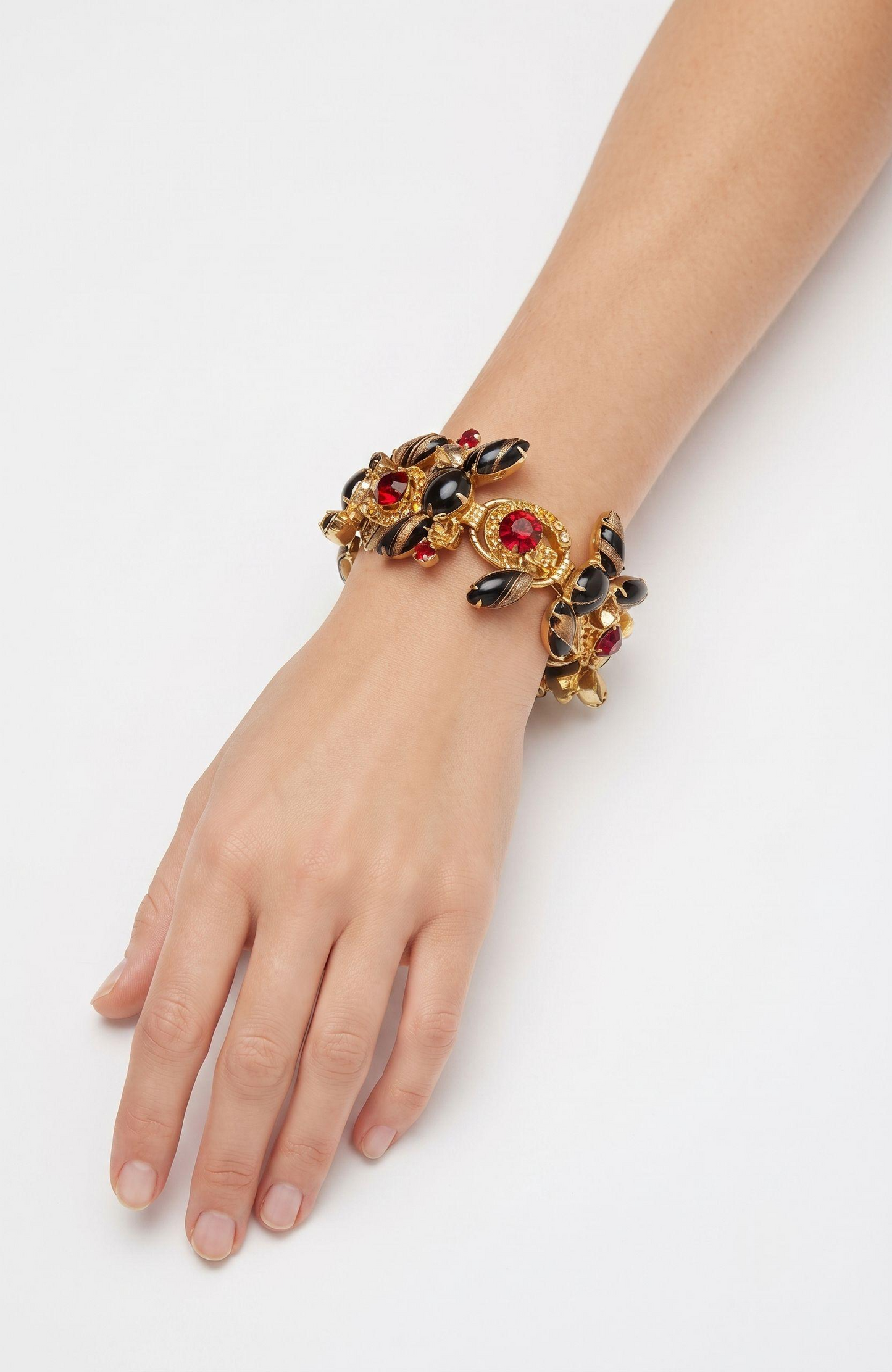 1950s rhinestone bracelet