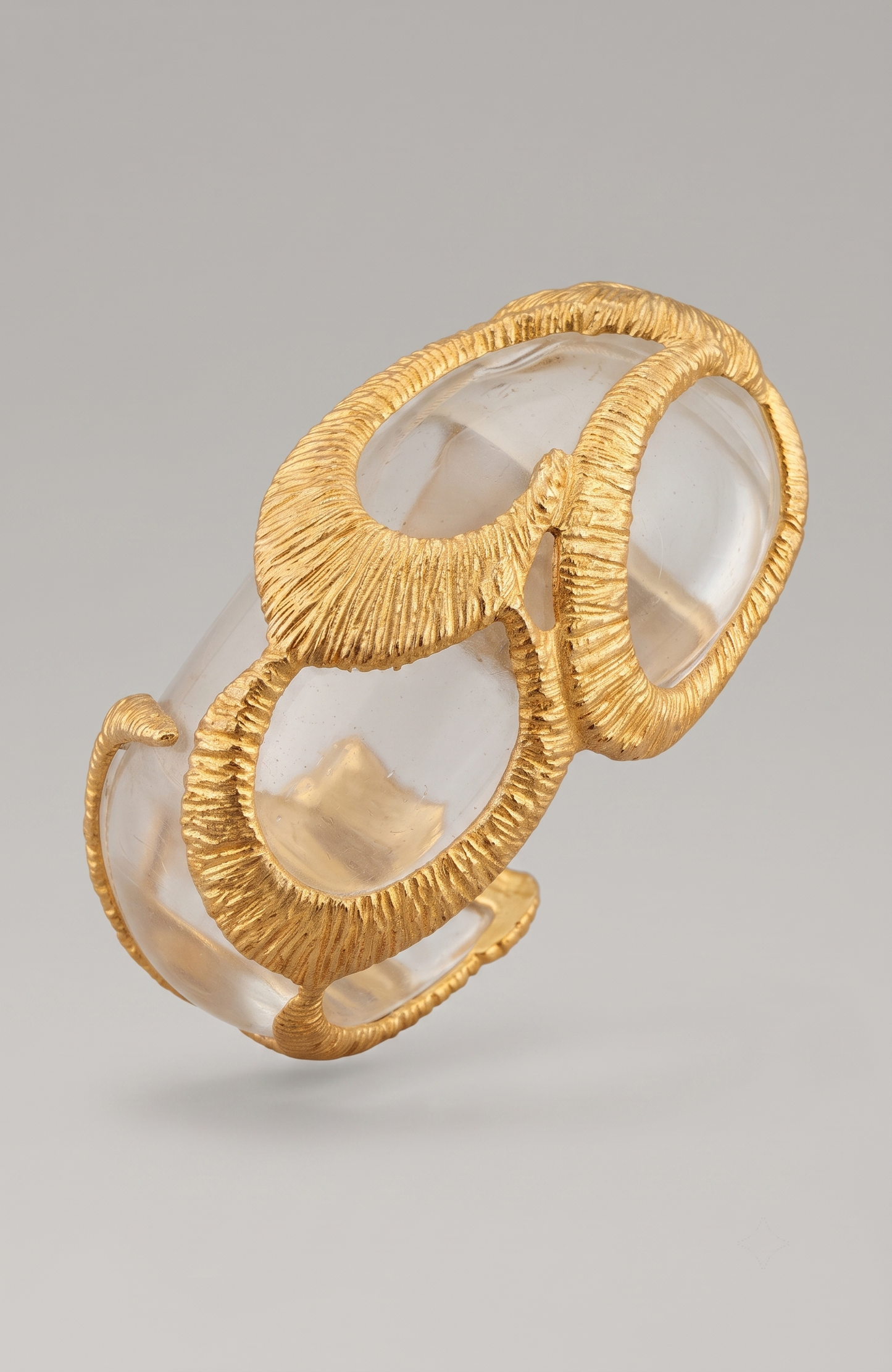 Inna Cytrine Paris lucite clamper bracelet
