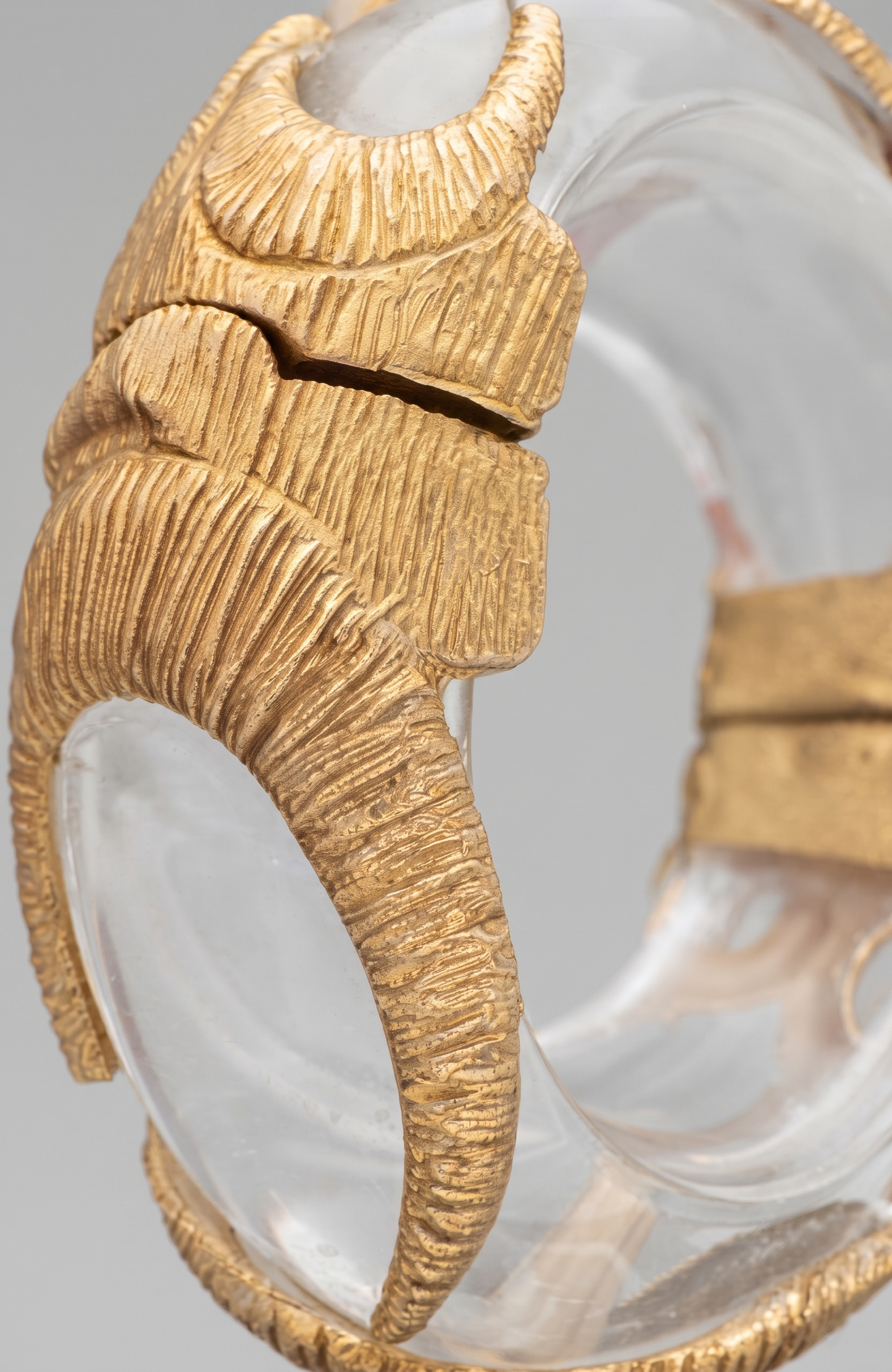 Inna Cytrine Paris lucite clamper bracelet