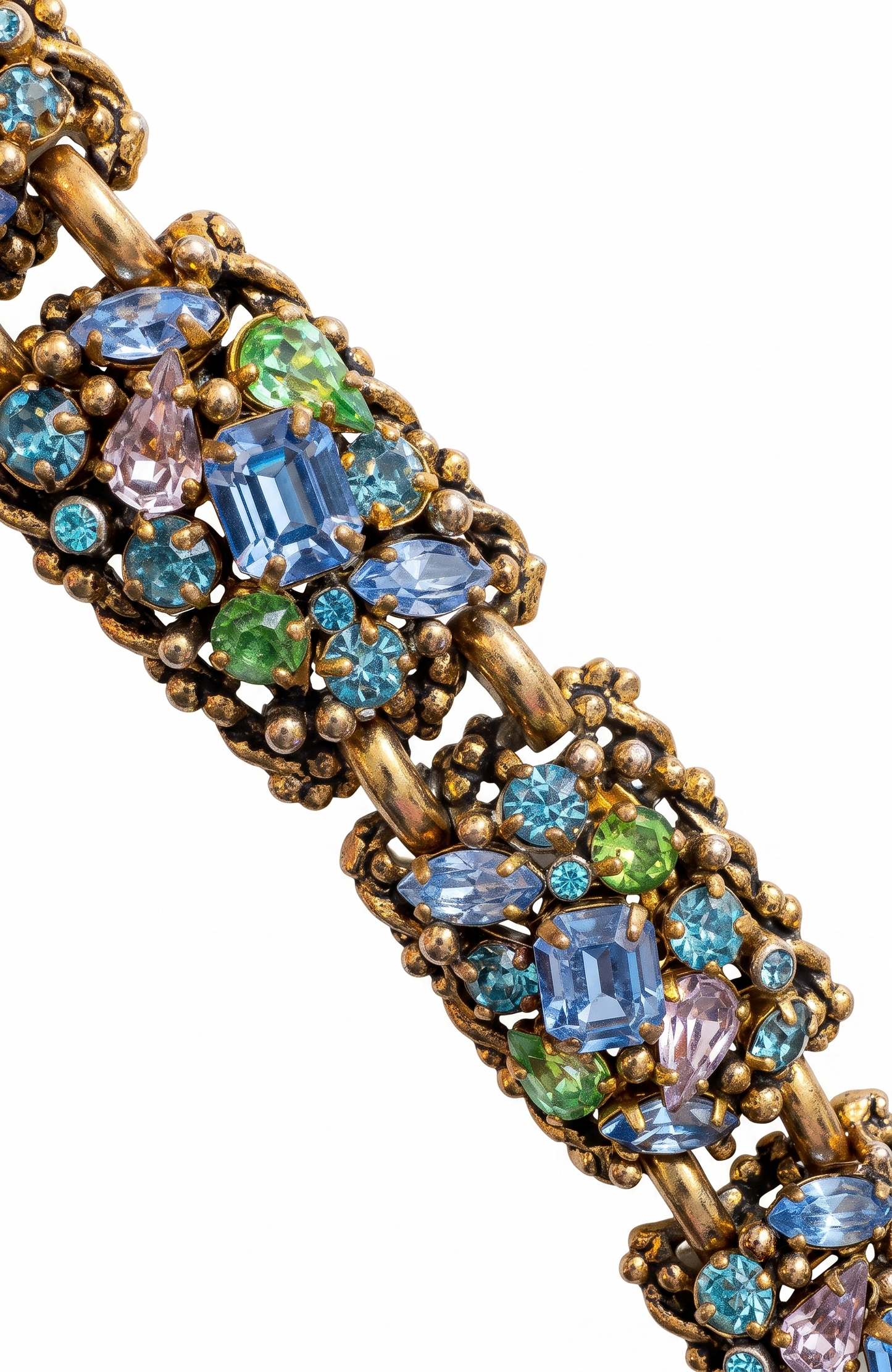 Vintage BARCLAY 1950's rhinestone bracelet