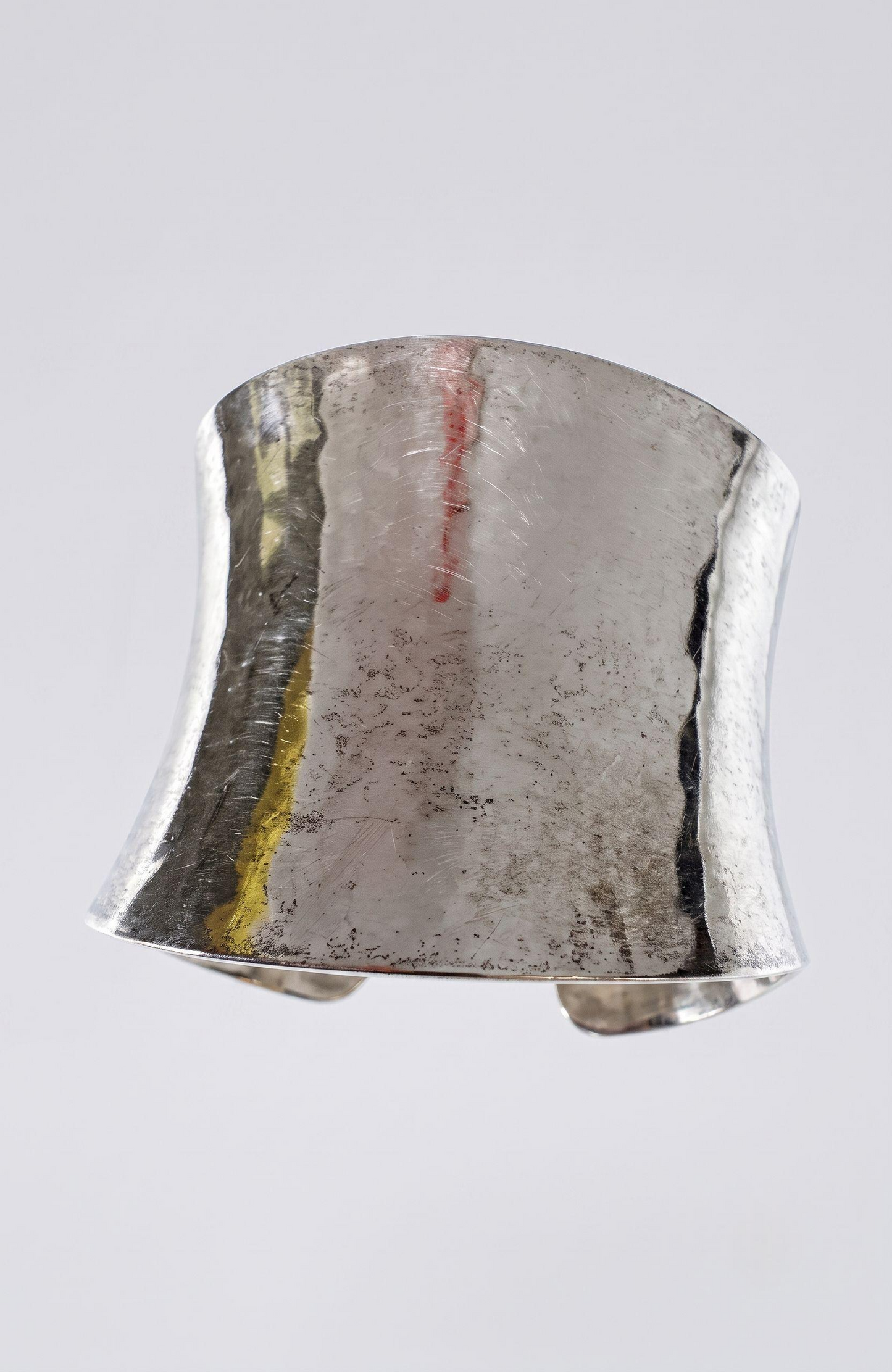 Olli Jonsson Sterling Silver 1960s Modernist Cuff Bracelet