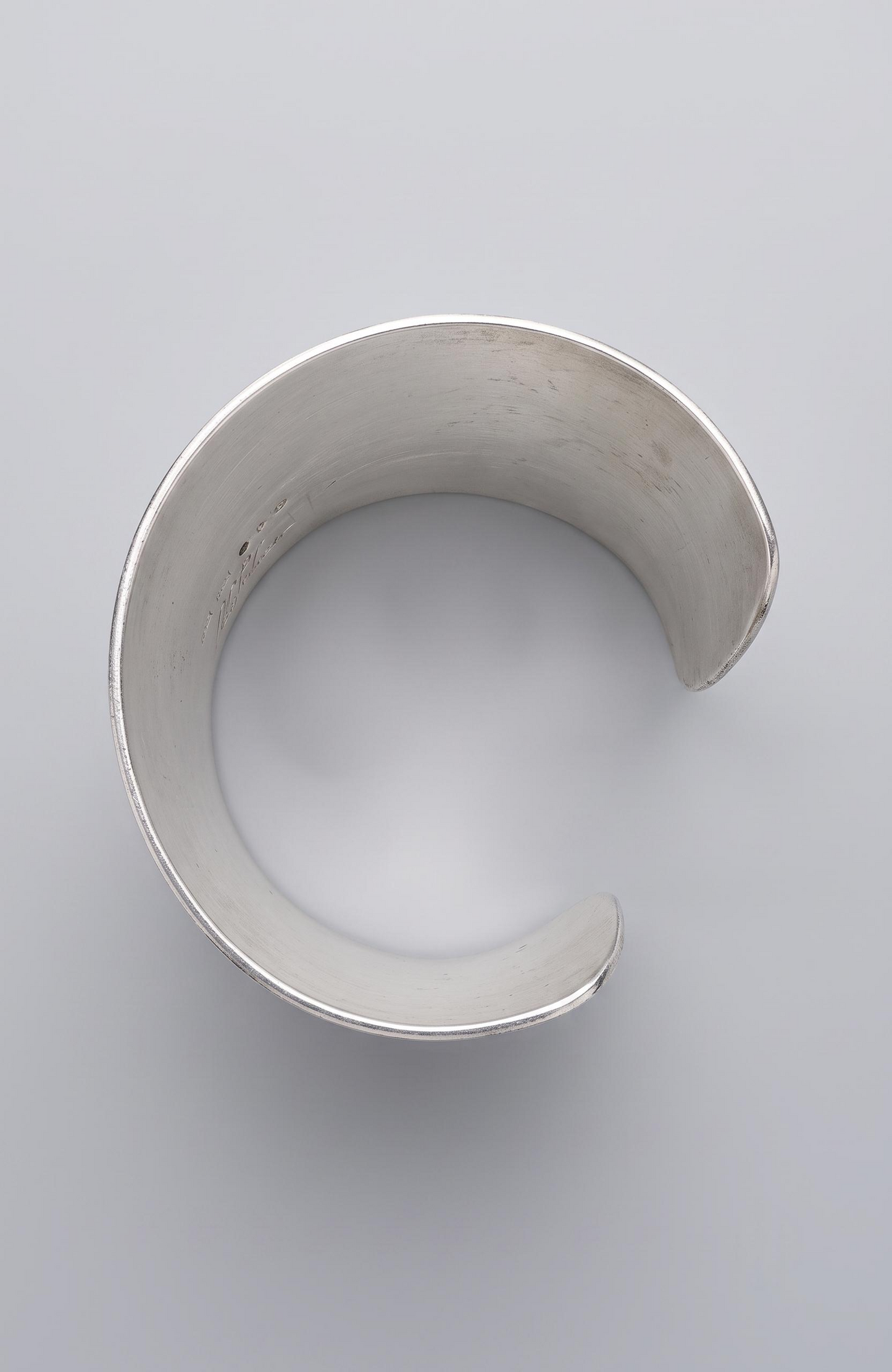 Olli Jonsson Sterling Silver 1960s Modernist Cuff Bracelet